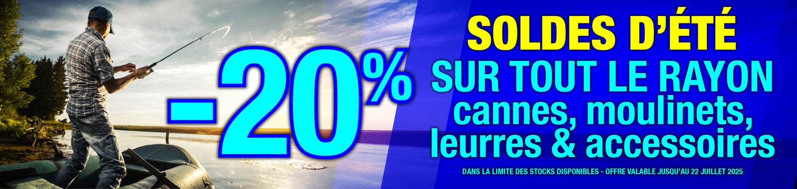 -20 % sur la rayon pêche