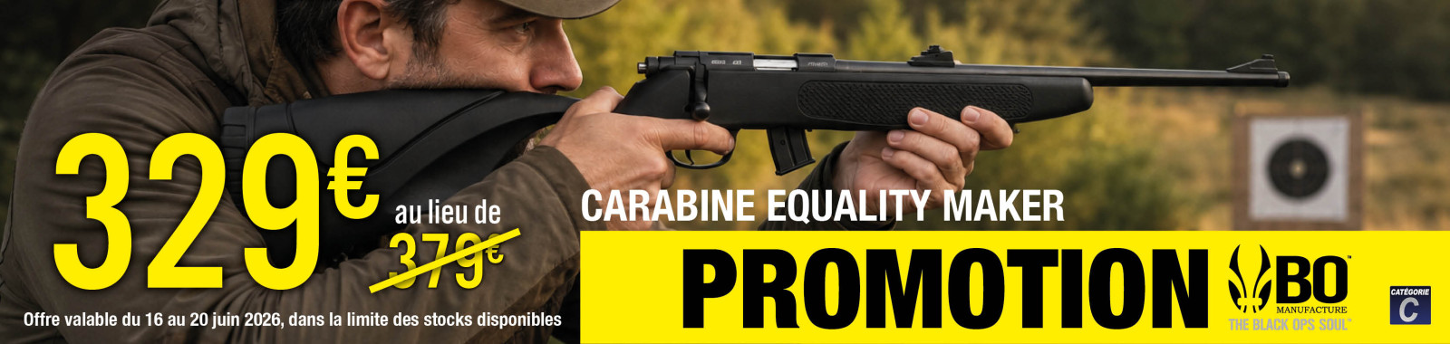 Promo carabine BO 
