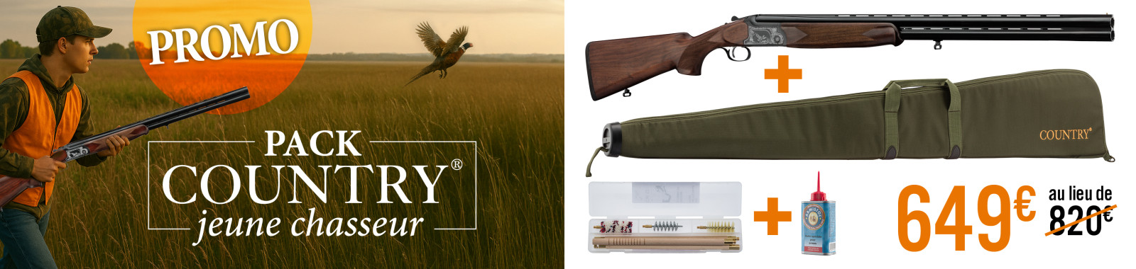 Pack Country - Jeune chasseur